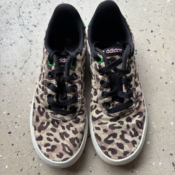 Adidas Sneakers Kids Size 1.5 Cheetah Shoes Vulcraid  - Skateboard - Picture 3 of 6